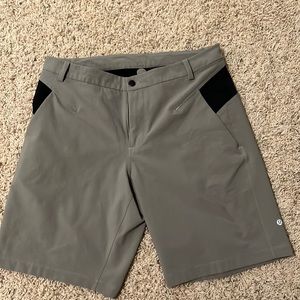 Men’s lululemon flat front shorts, size 36.